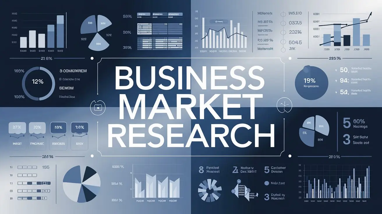 A Banner image with the text business market research