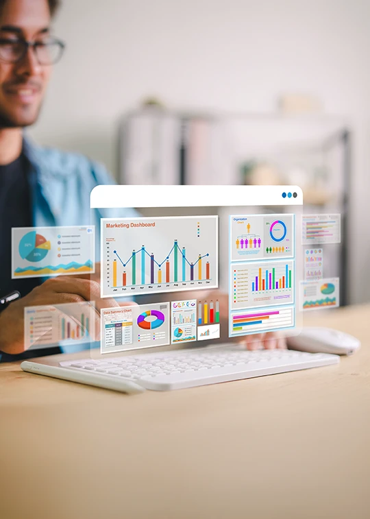 Usability Testing dashboard displaying user behaviour analytics, website performance metrics, and interactive reports for UX optimisation.