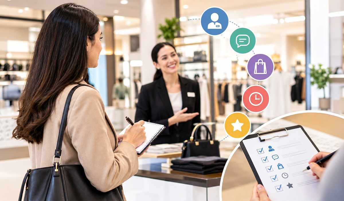 Mystery Shopping Consultancy for customer experience research in retail stores