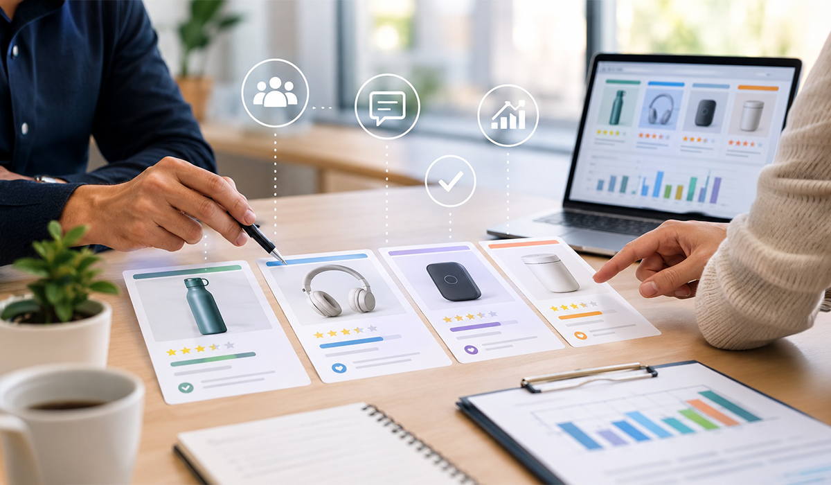 Product Concept Testing process for comparing product concepts